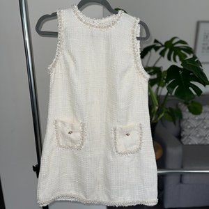 Pearled Mini Dress